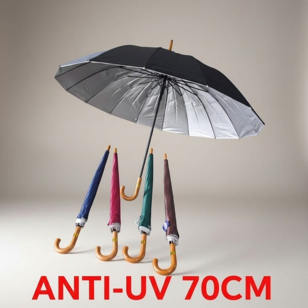 PARAGUAS MANGA CUEVA ANTI-UV 70CM
