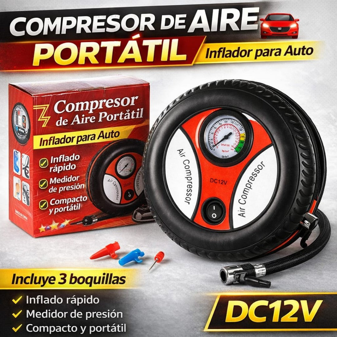 COMPRESOR AIRE PARA CARRO PEQ B