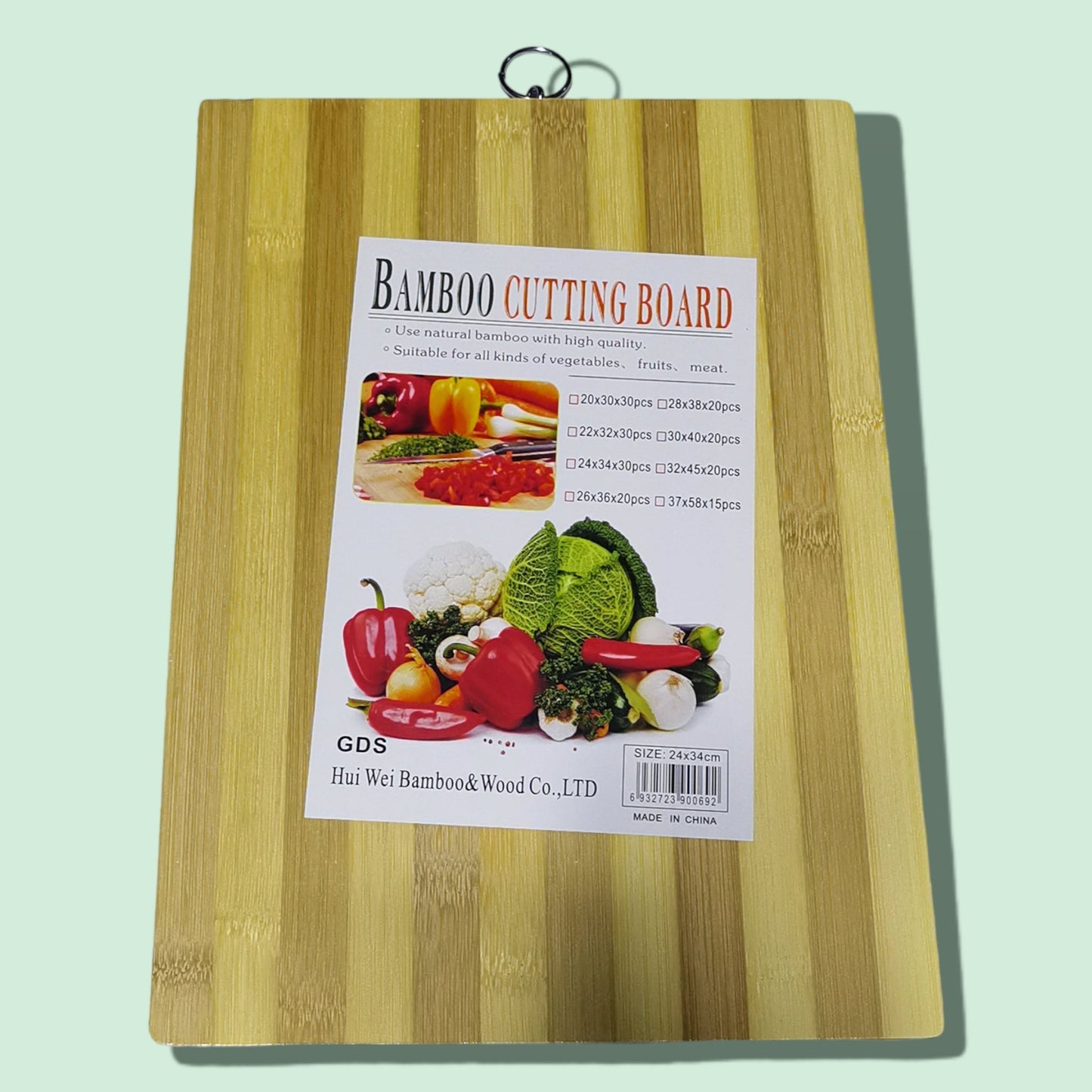 TAPLA PICAR BAMBU PEQ 24*34