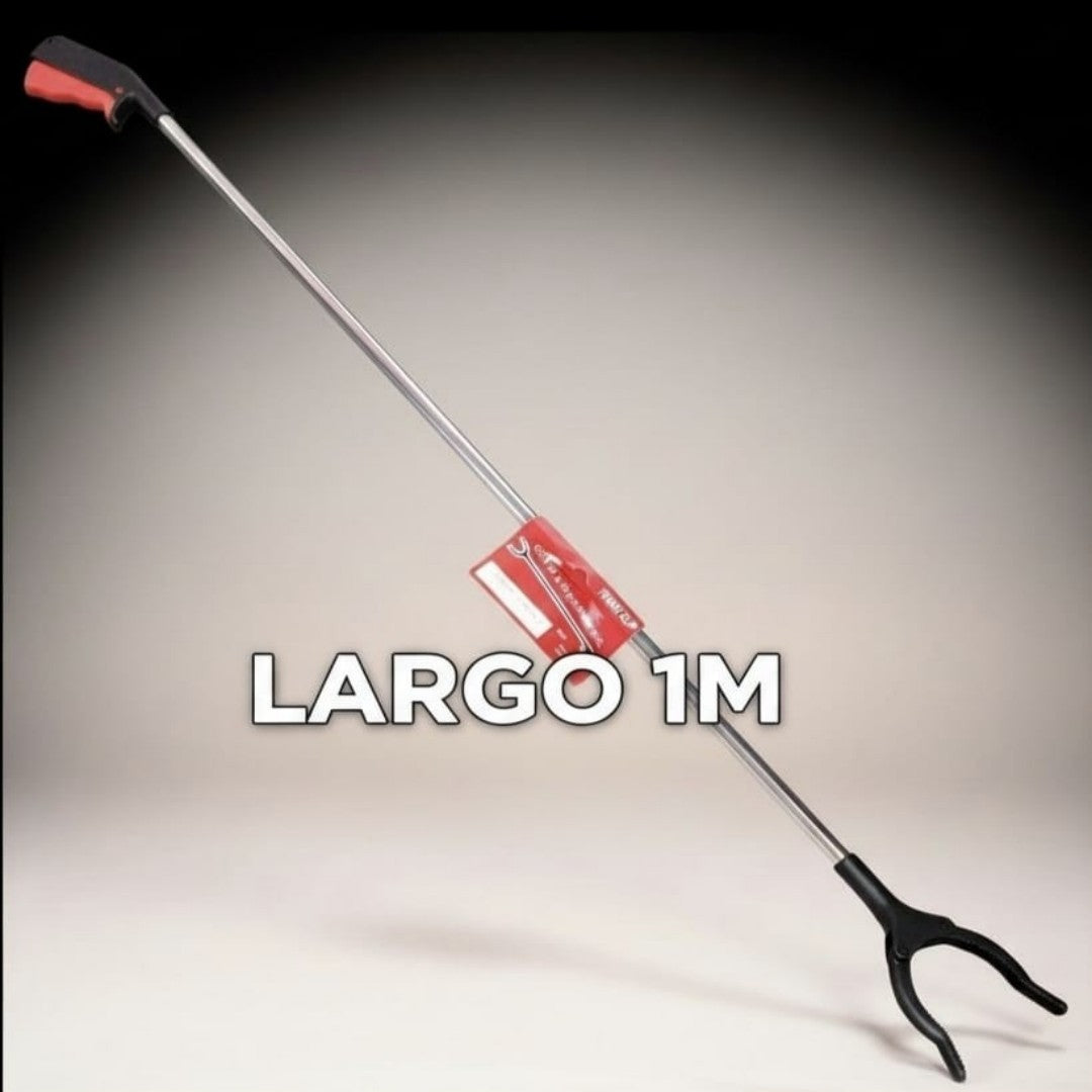 PINZA PARA RECOGER BASURA ACERO 1M