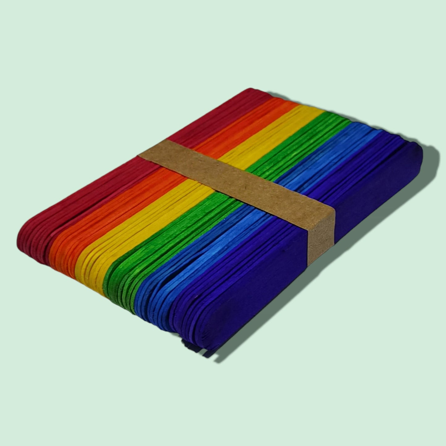 PALETAS MADERA DE COLOR 50PCS 150