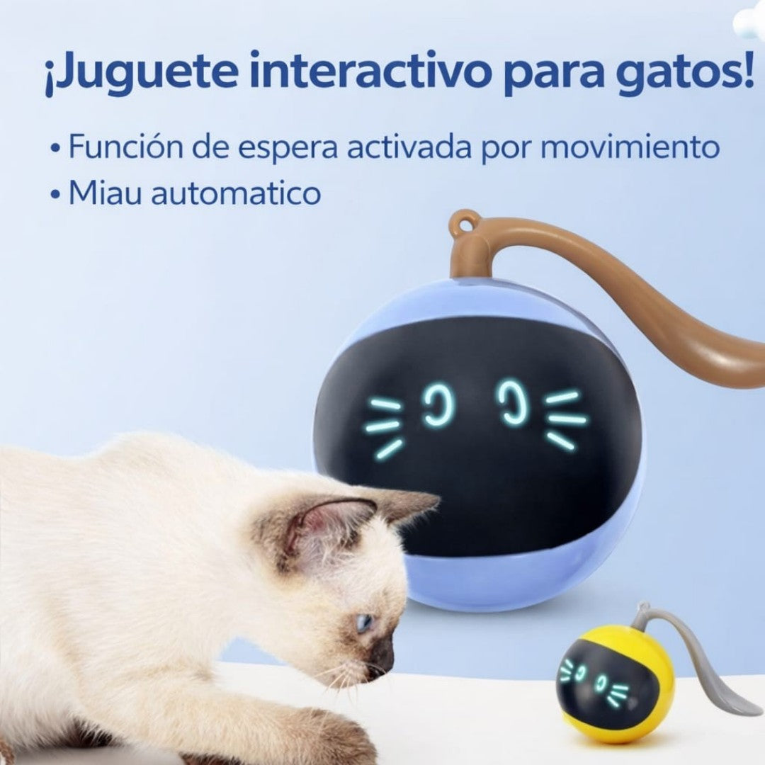JUGUETE BOLA ELECTRICA PARA GATO