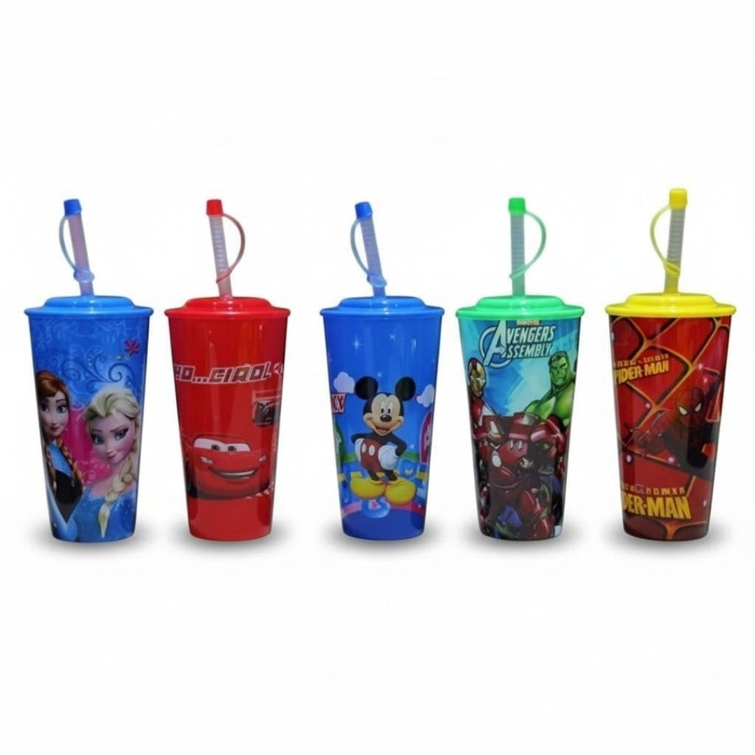 VASO CON PAJILLA PERSONAJE AB-4