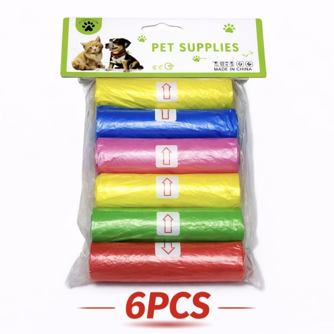 BOLSA PARA HECES DE PERRO 6 ROLLO A