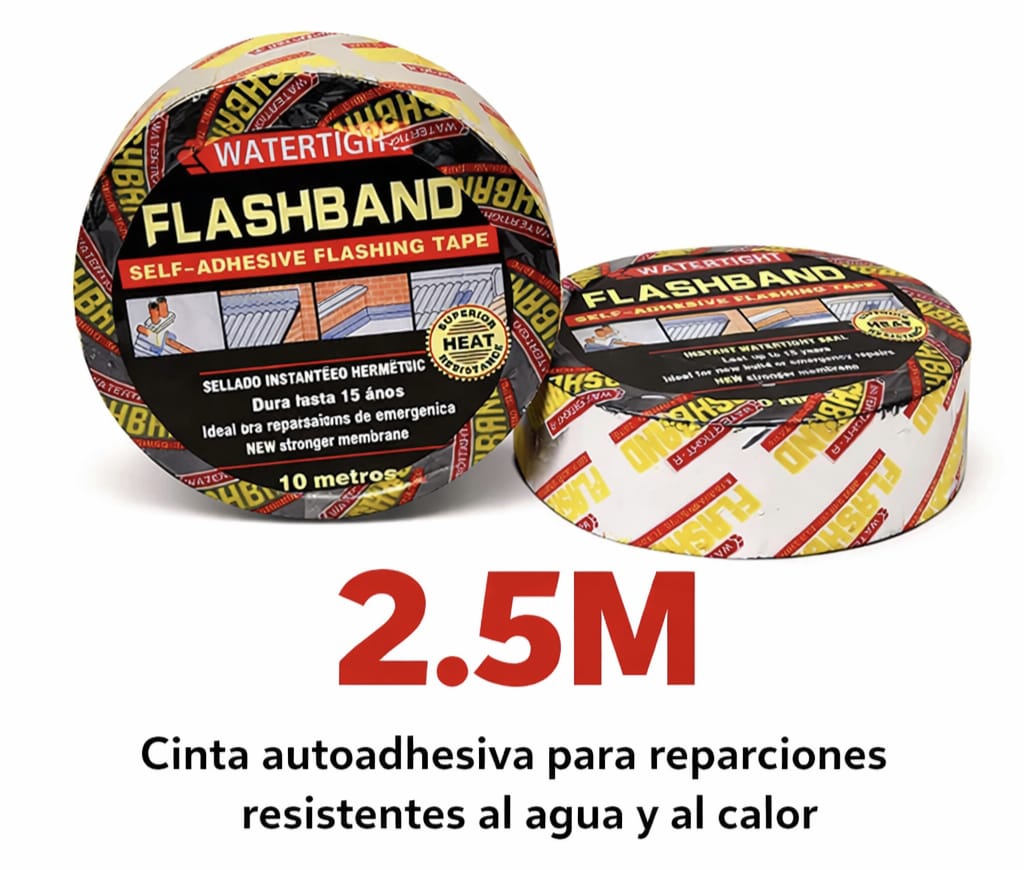 CINTA SELLADOR ADHESIVO TECHO GEOTERA 2.5M