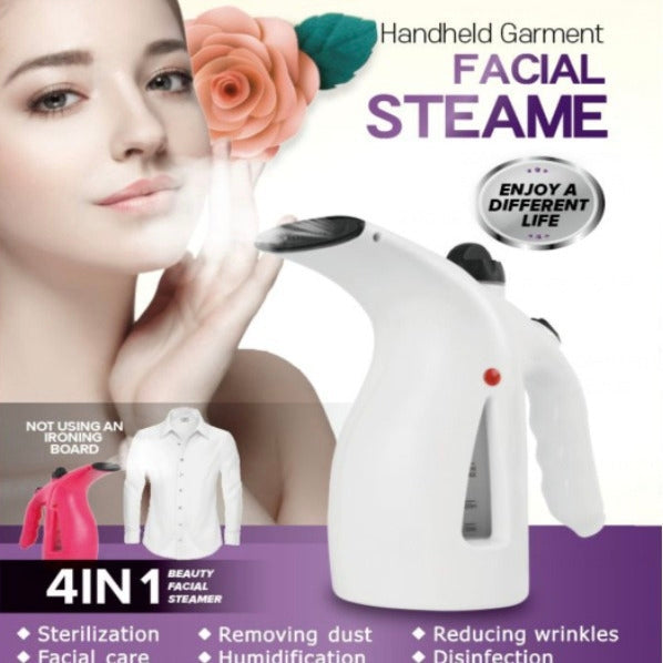 VAPORIZADOR FACIAL Y ROPA 4EN1
