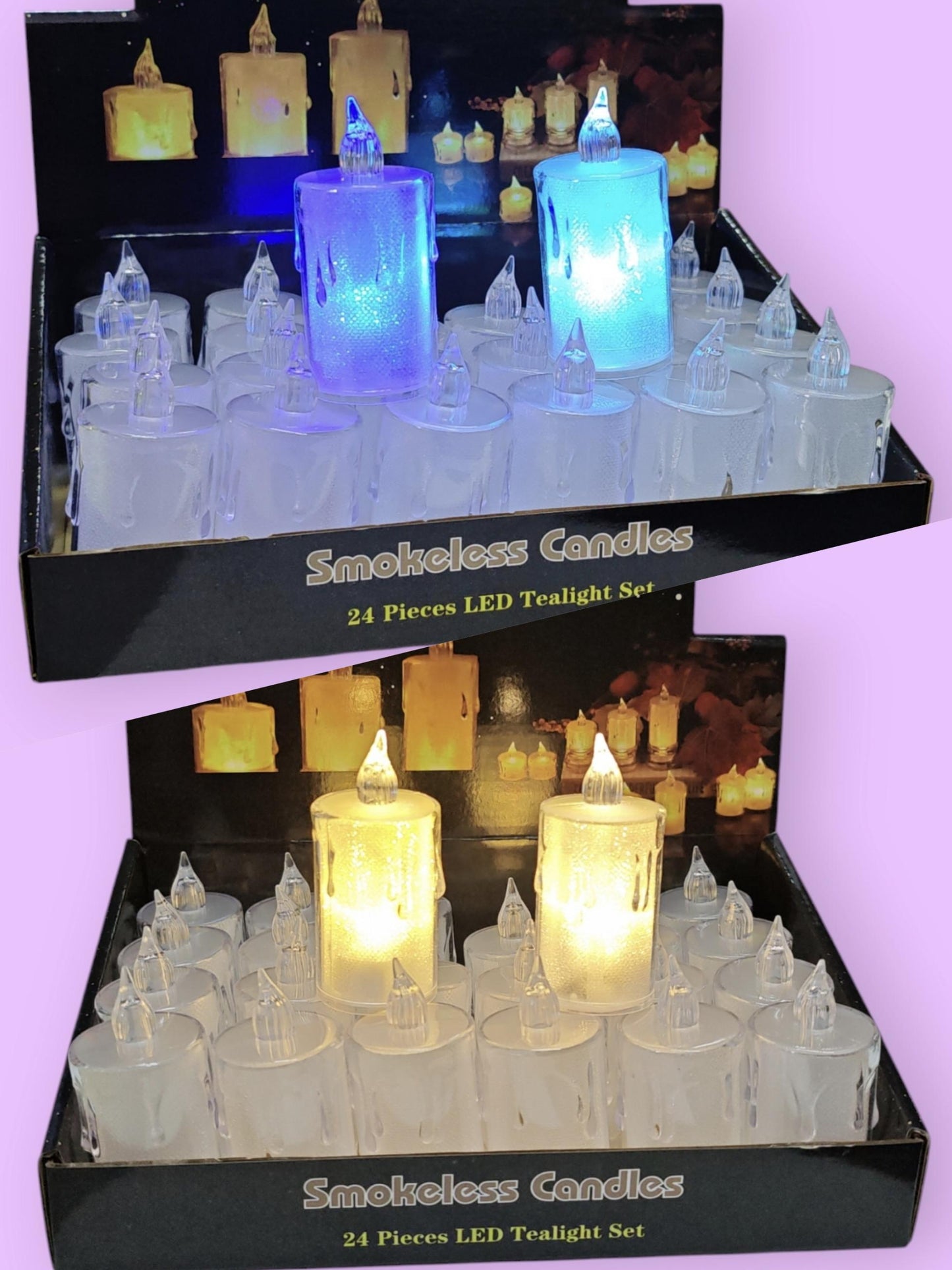 CANDELA LED CRISTAL GDE COLOR