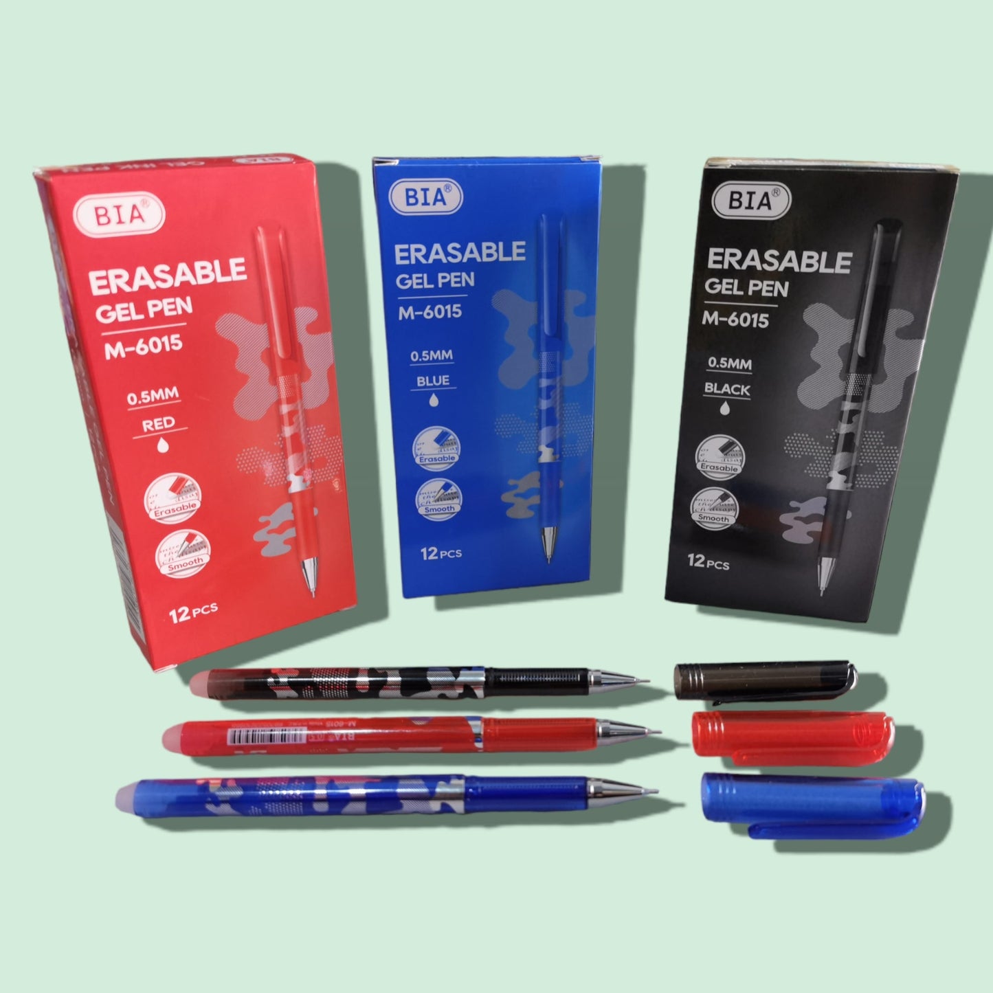 LAPICERO BORRABLE 12PCS M-6015