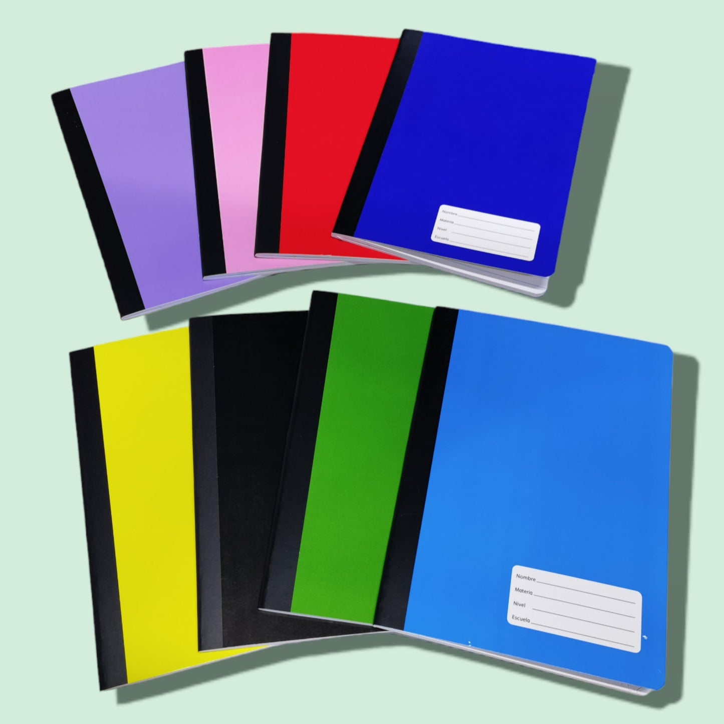 CUADERNO COSIDO A5 50HOJA FULL COLOR