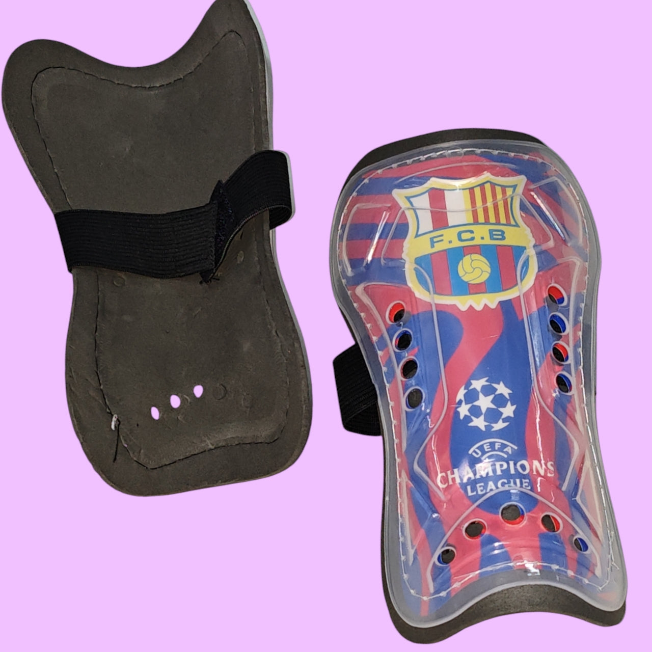 ESPINILLERA TRANSPARENTE F.C.B