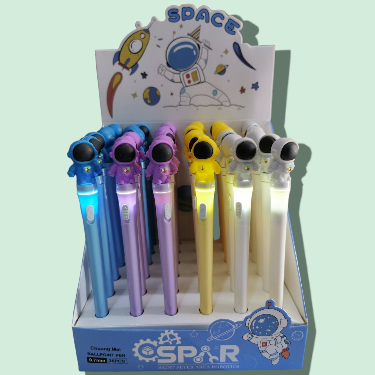 LAPICERO CON LUZ ASTRONAUTA