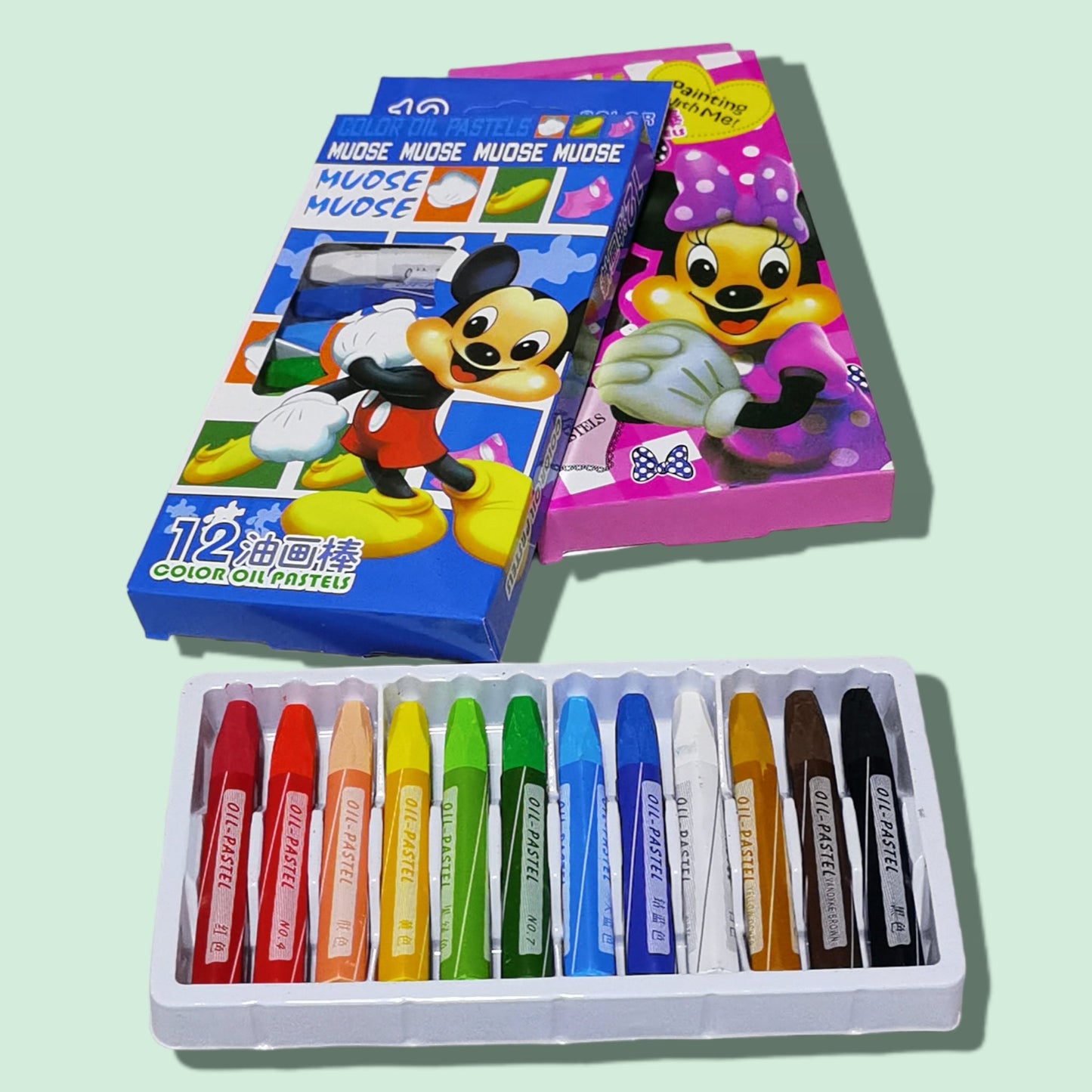 PALO PINTURA OLEO 12COLOR PERSONAJE