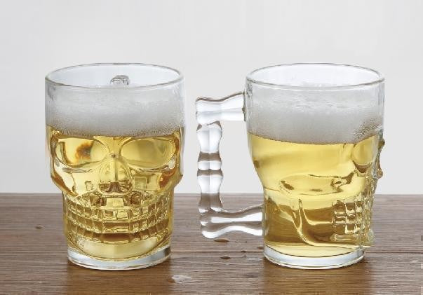 JARRA VIDRIO CALAVERA 400ML 6 PCS