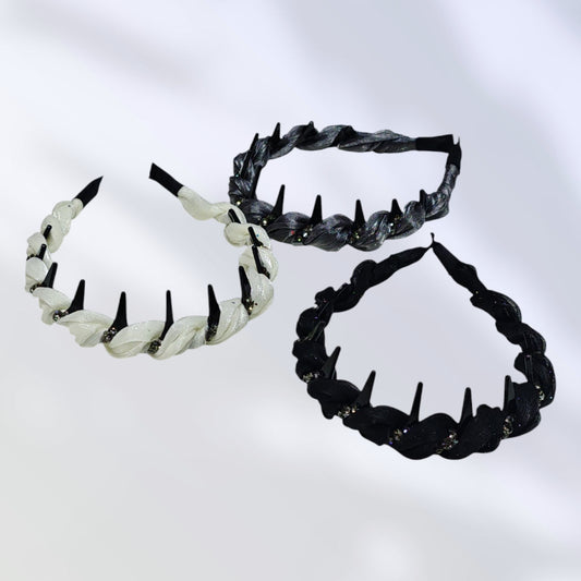 DIADEMA TRENZA DIAMANTE
