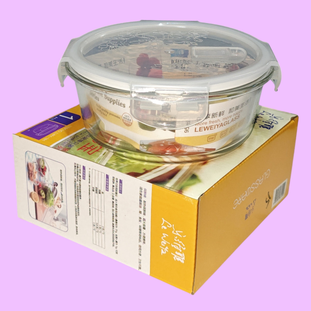 RECIPIENTE DE VIDRIO LWY-181