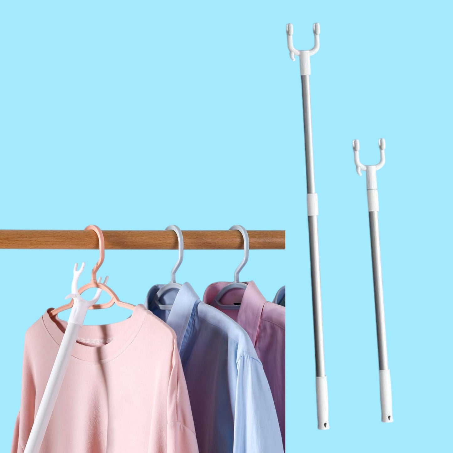 PALO EXTENSIBLE PARA ROPA 11583