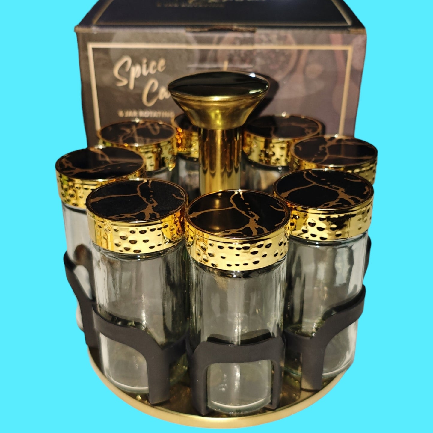 ORGANIZADOR GIRATORIO P/ESPECIES 8PCS