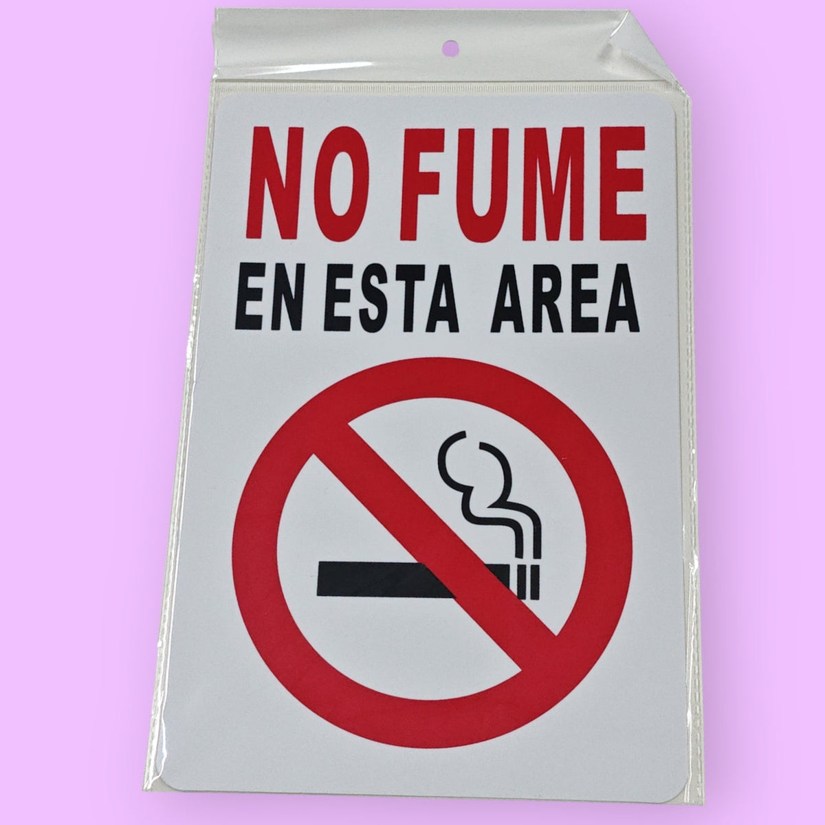 ROTULO NO FUME 20*30