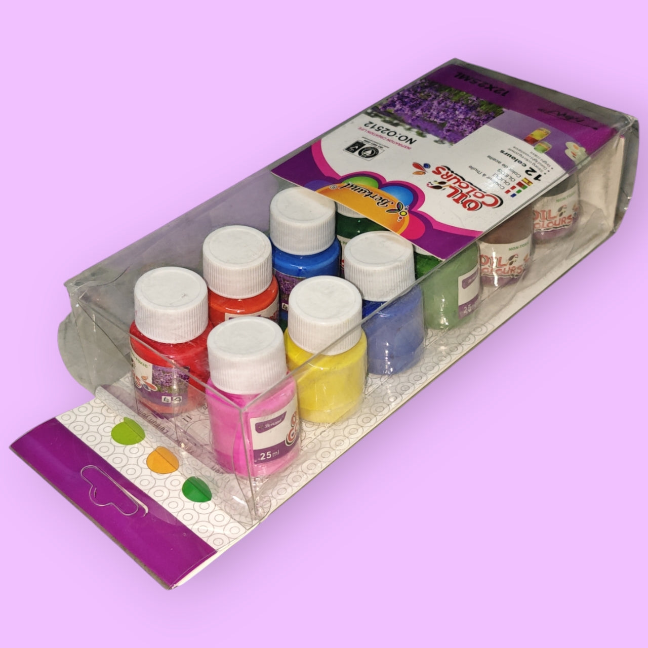 PINTURA AL OLEO 12 COLOR O2512