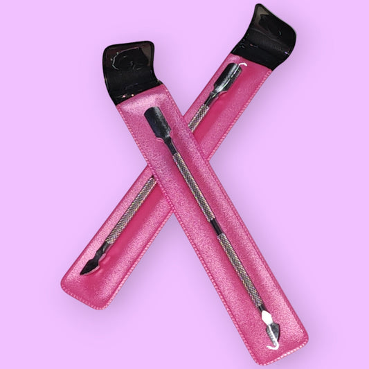 EMPUJADOR DE CUTICULAS ACERO