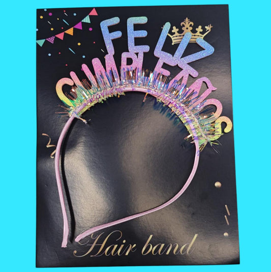 DIADEMA FELIZ CUMPLE