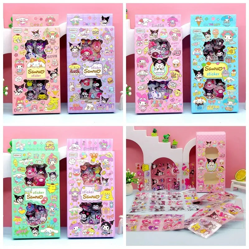 SET STICKER PERSONAJE SZ-3338