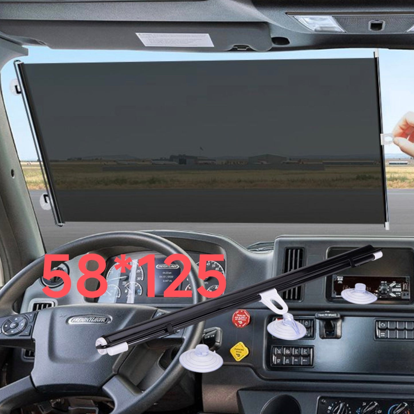 CORTINA TAPA SOL PARA CARRO 58*125CM