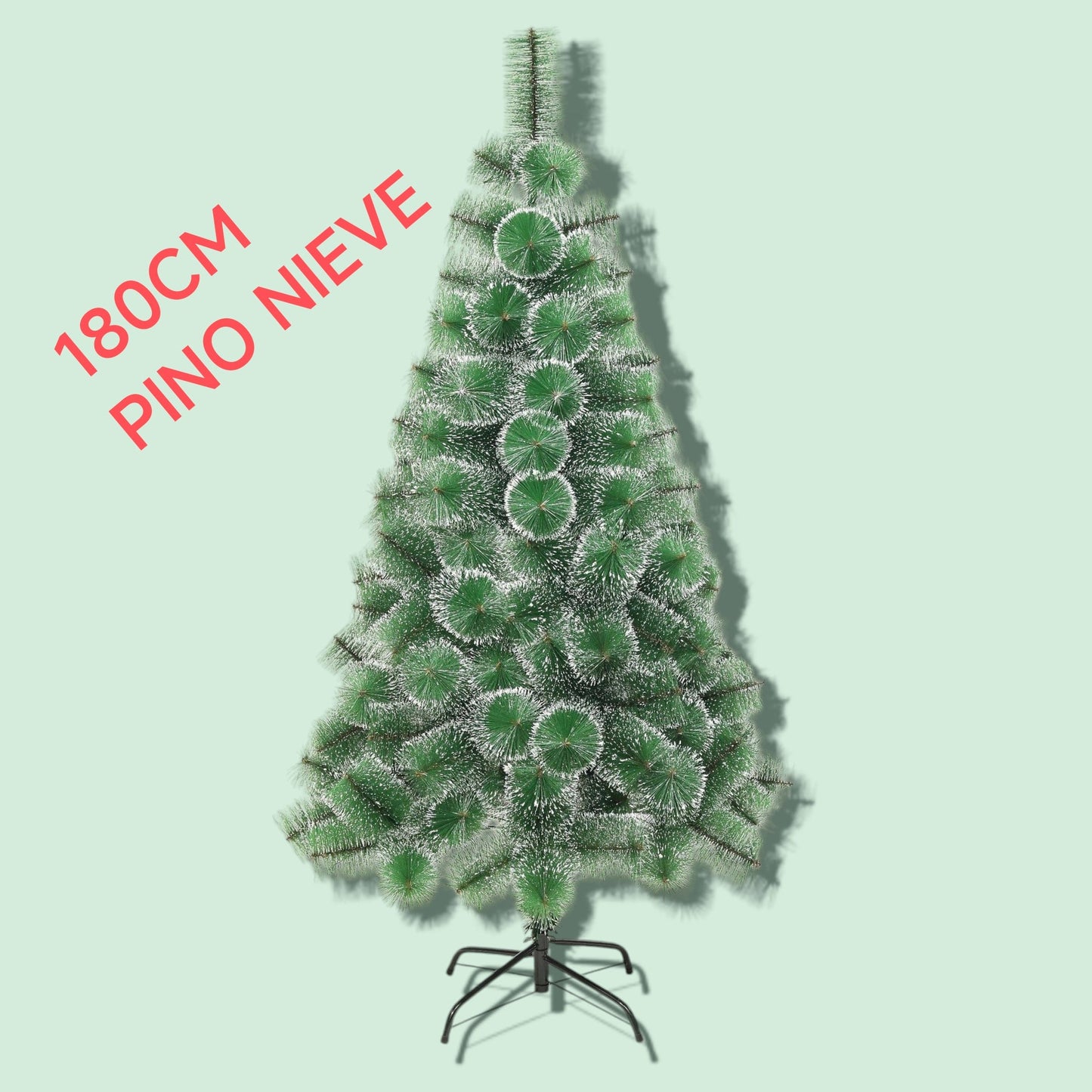 ARBOL NAVIDAD PINO NIEVE 180CM B