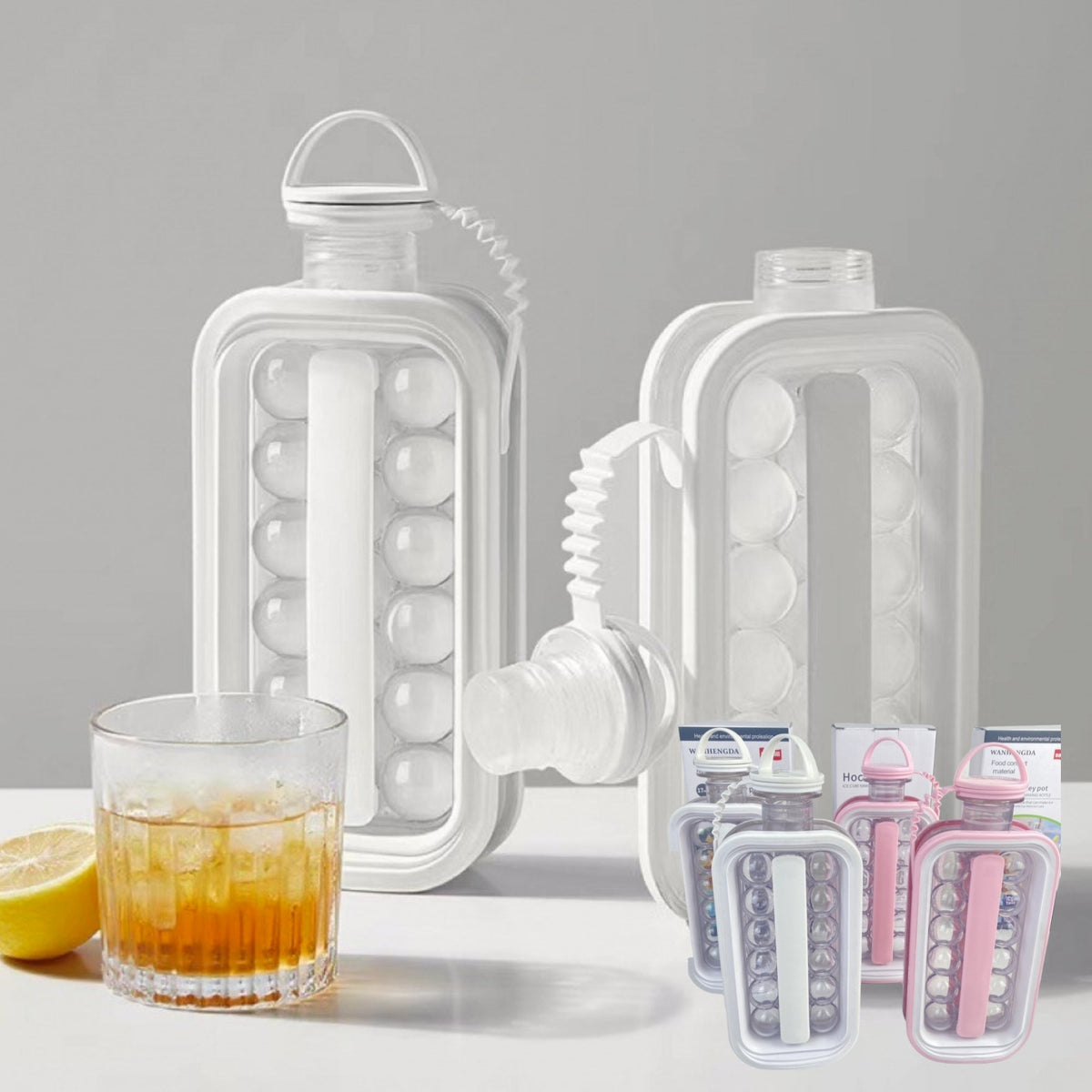 BOTELLA HIELO BOLA