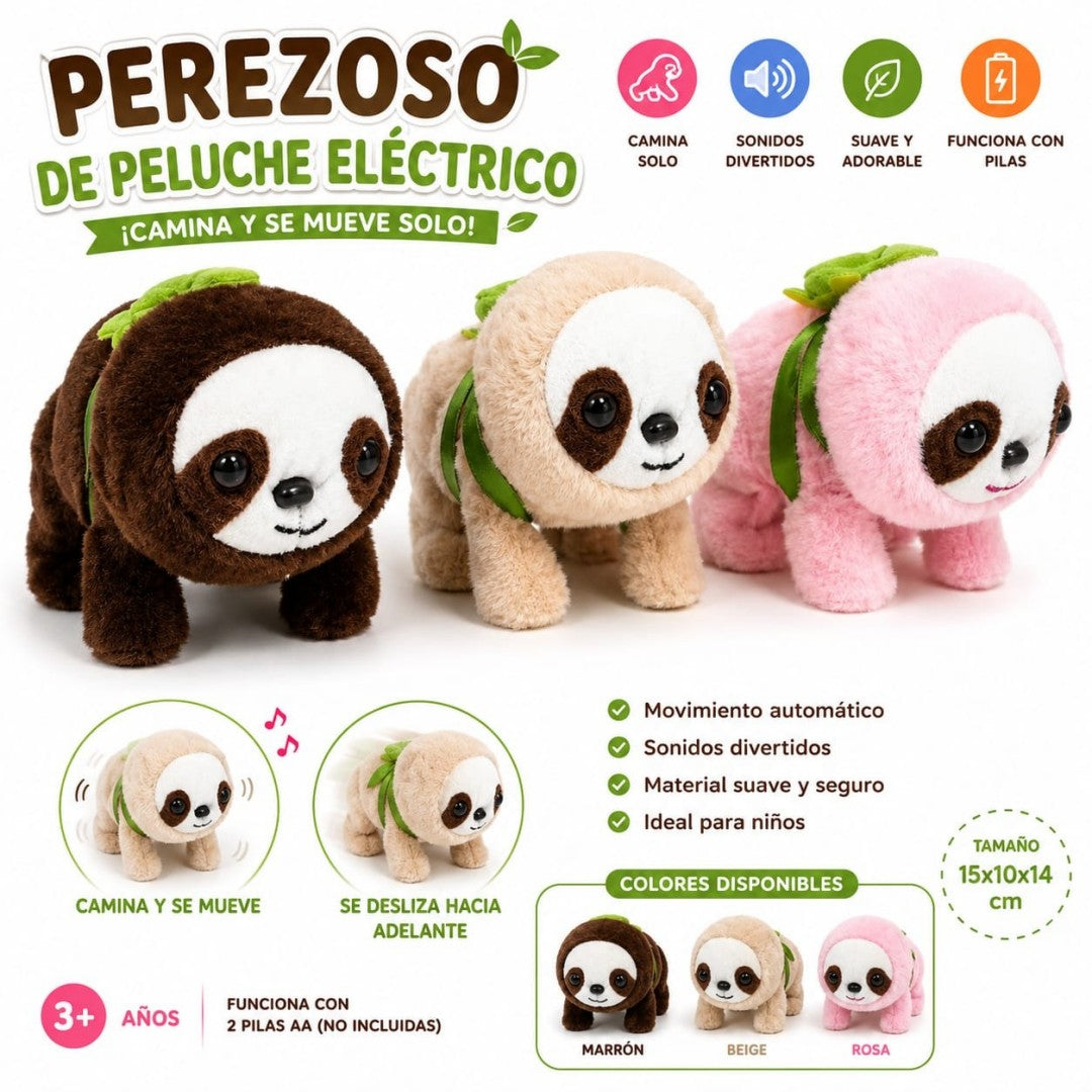 PEREZOSO DE PELUCHE CAMINADOR