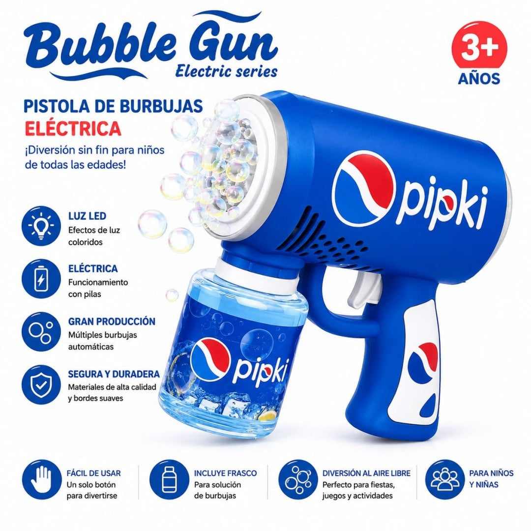 PISTOLA BURBUJA TIPO LATA