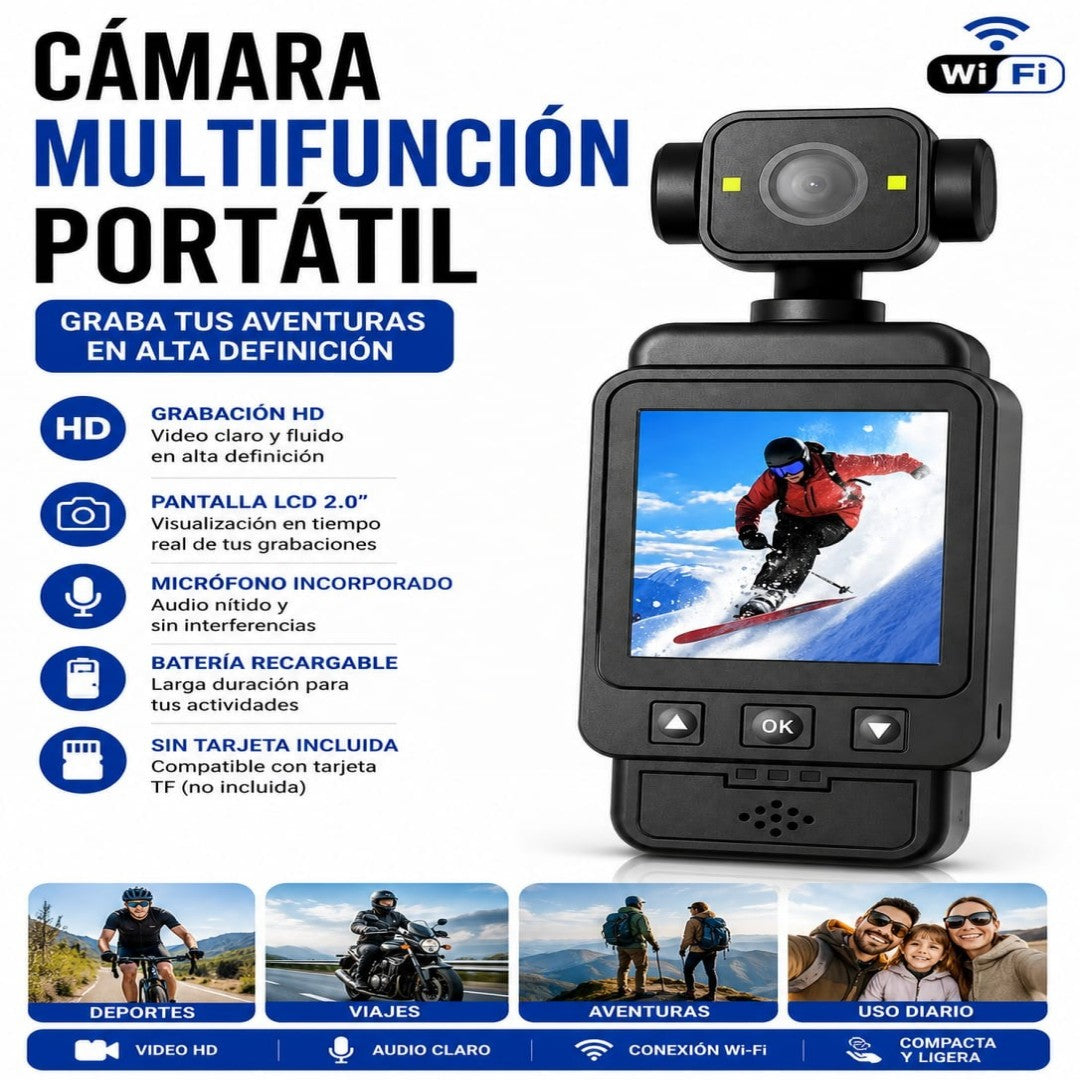 CAMARA DEPORTIVA CON PANTALLA DV01