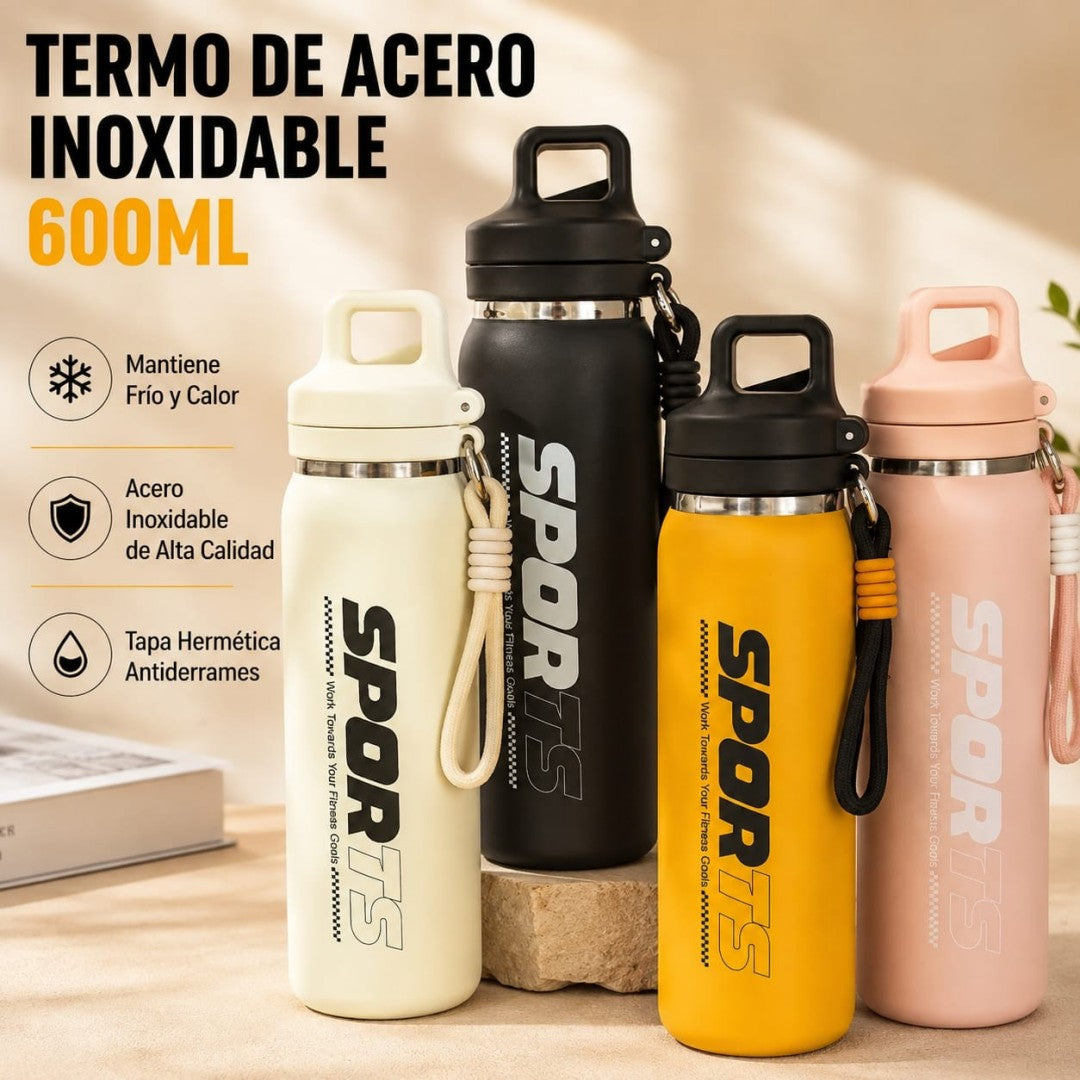 BOTELLA ACERO TERMICA 600ML 6121