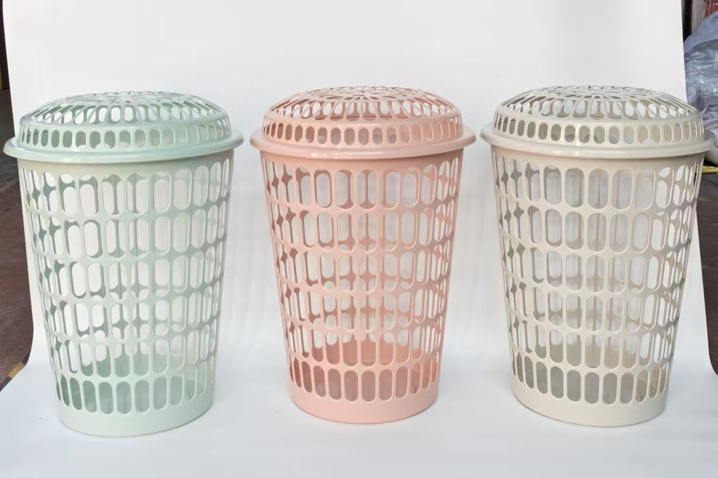 CANASTA CON TAPA PVC YF-0024