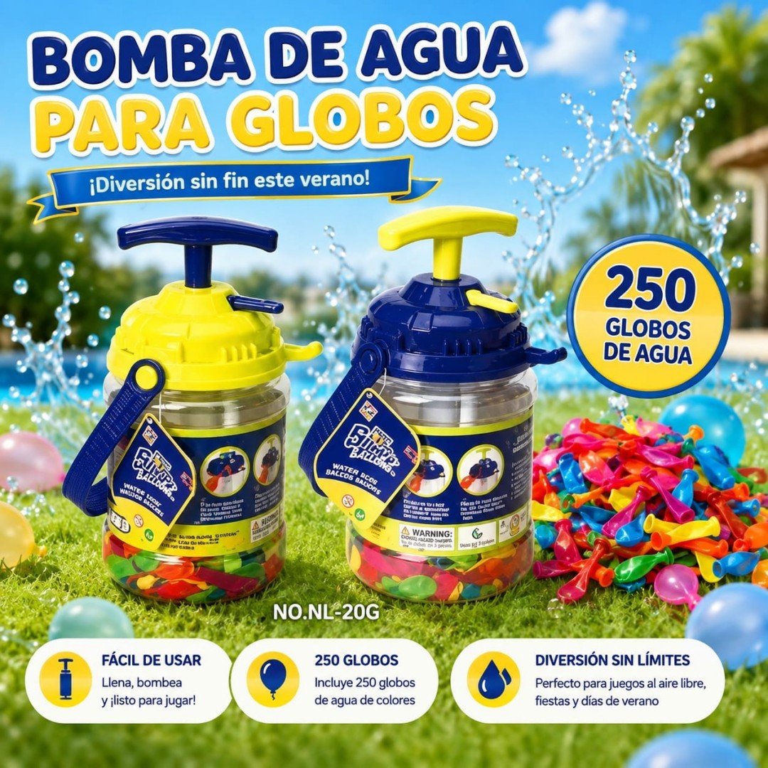 BOMBA AGUA CON 250 GLOBO NL-20G