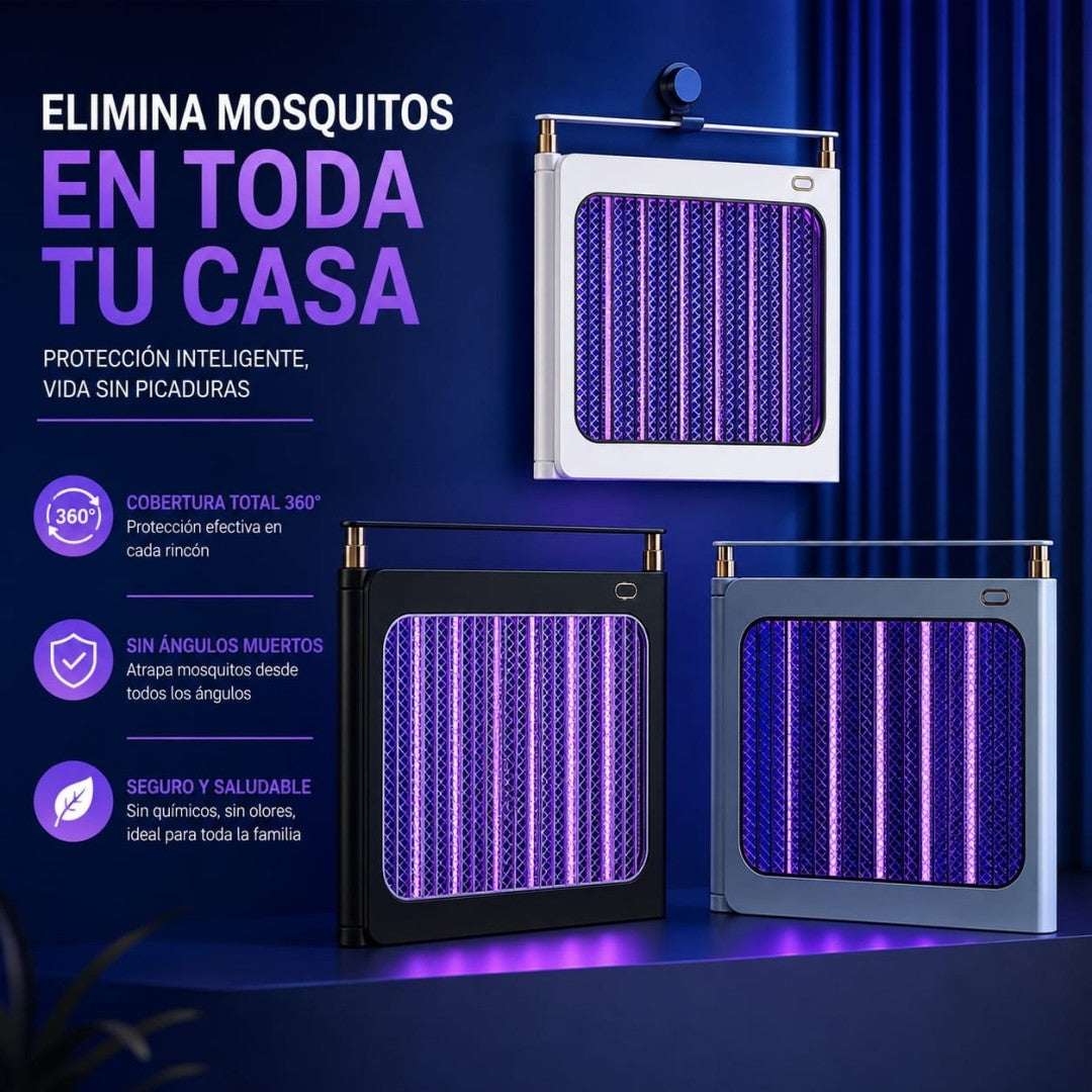 LAMPARA MATA MOSQUITO CUADRADO