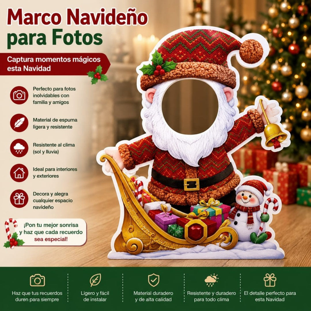 MARCO PARA FOTOS NAVIDENO FOAMY C
