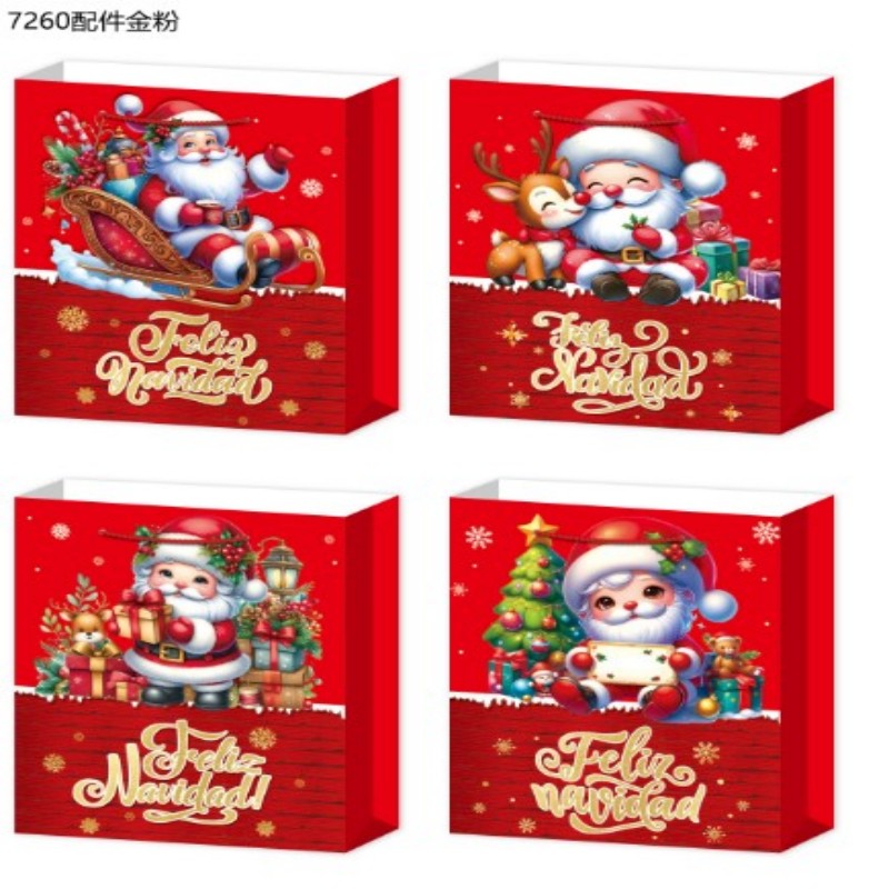 BOLSA REGALO NAVID L 40*30CM 7260