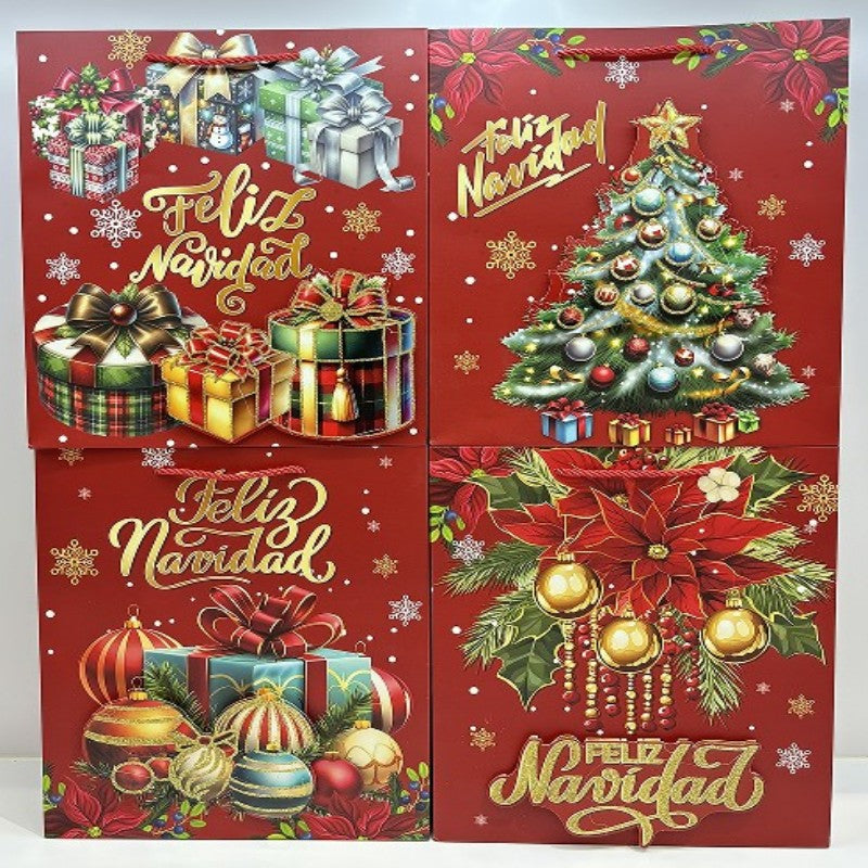 BOLSA REGALO NAVID S 23*18CM 7263