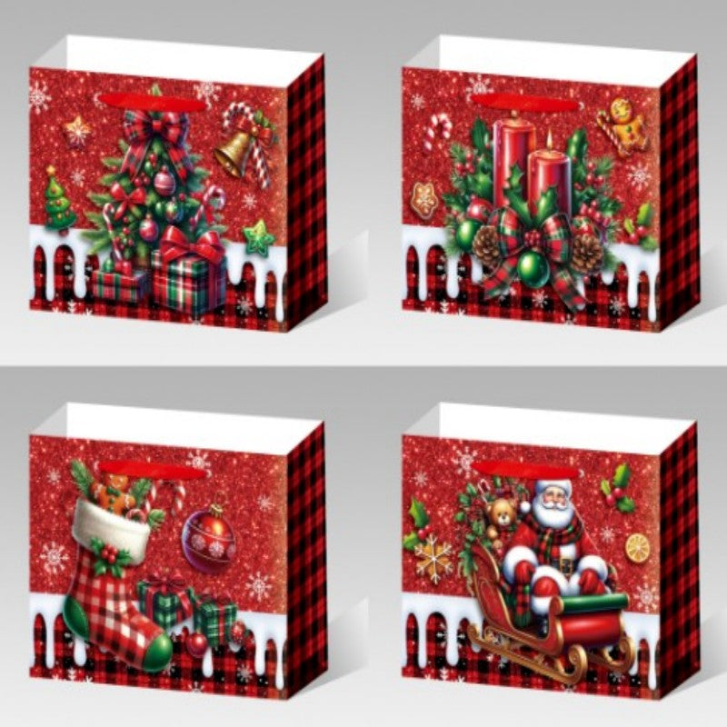 BOLSA REGALO NAVID L 40*30CM 1455H