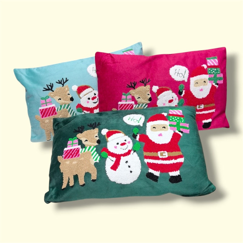 COJIN NAVIDAD 30*50CM TEJIDO B