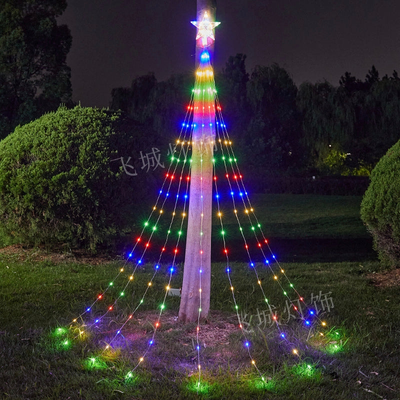 LUZ CASCADA ESTRELLA SOLAR CONTROL 220L