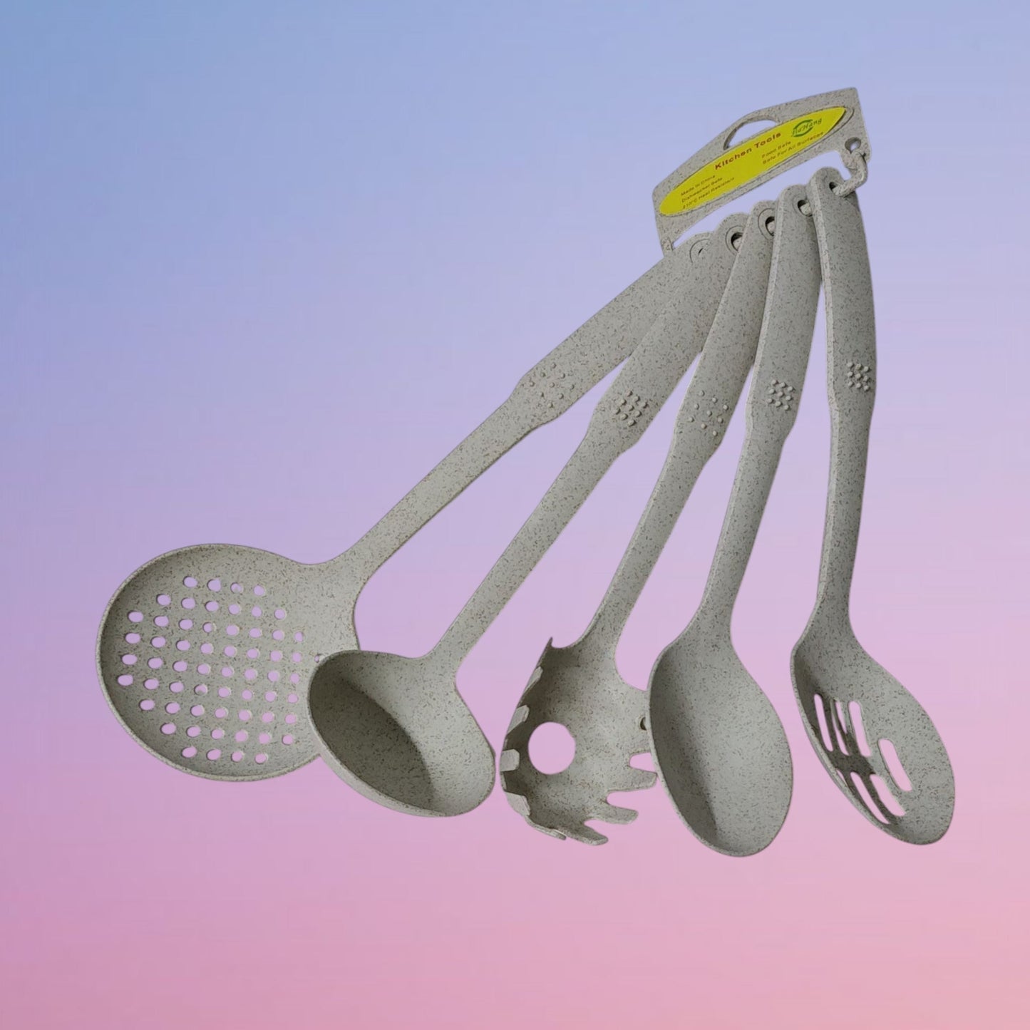 JUEGO DE ESPATULA CUCHARA COCINA 5PCS JH-17