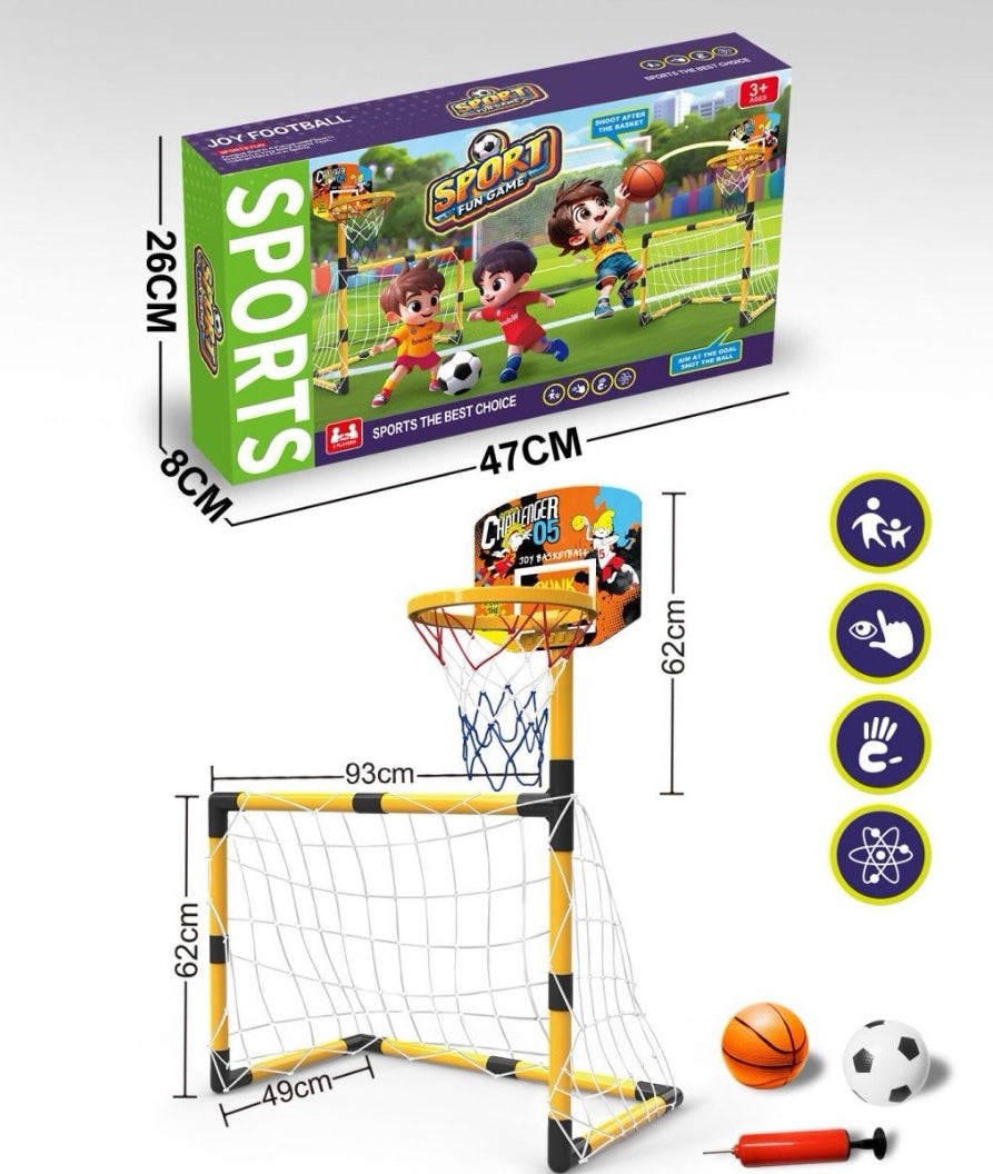 SET DE FUTBOL Y BASQUET PAPA NONO 1101