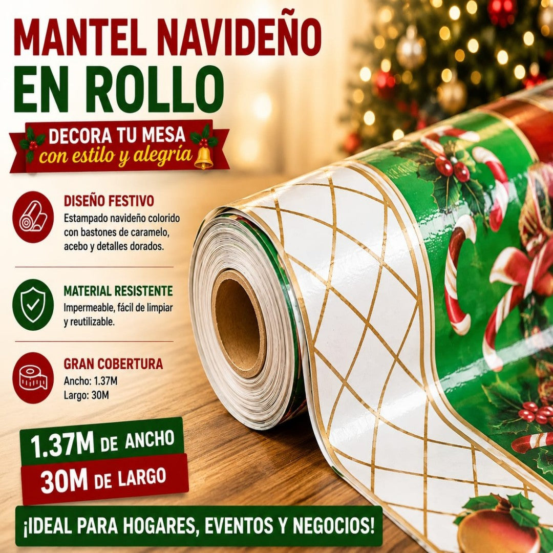 Mantel de 1,37 x 30 m