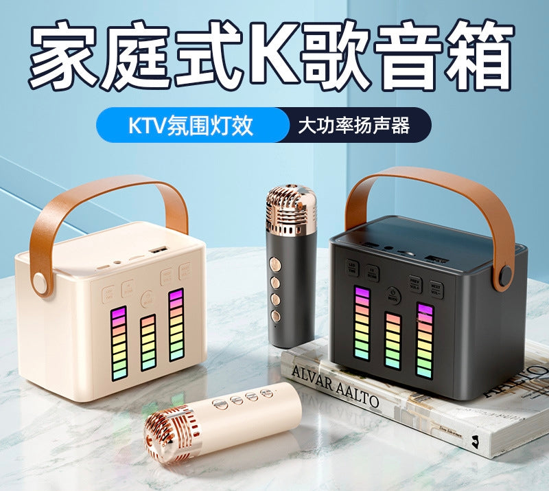 PARLANTE CON UN MICROFONO Q-2