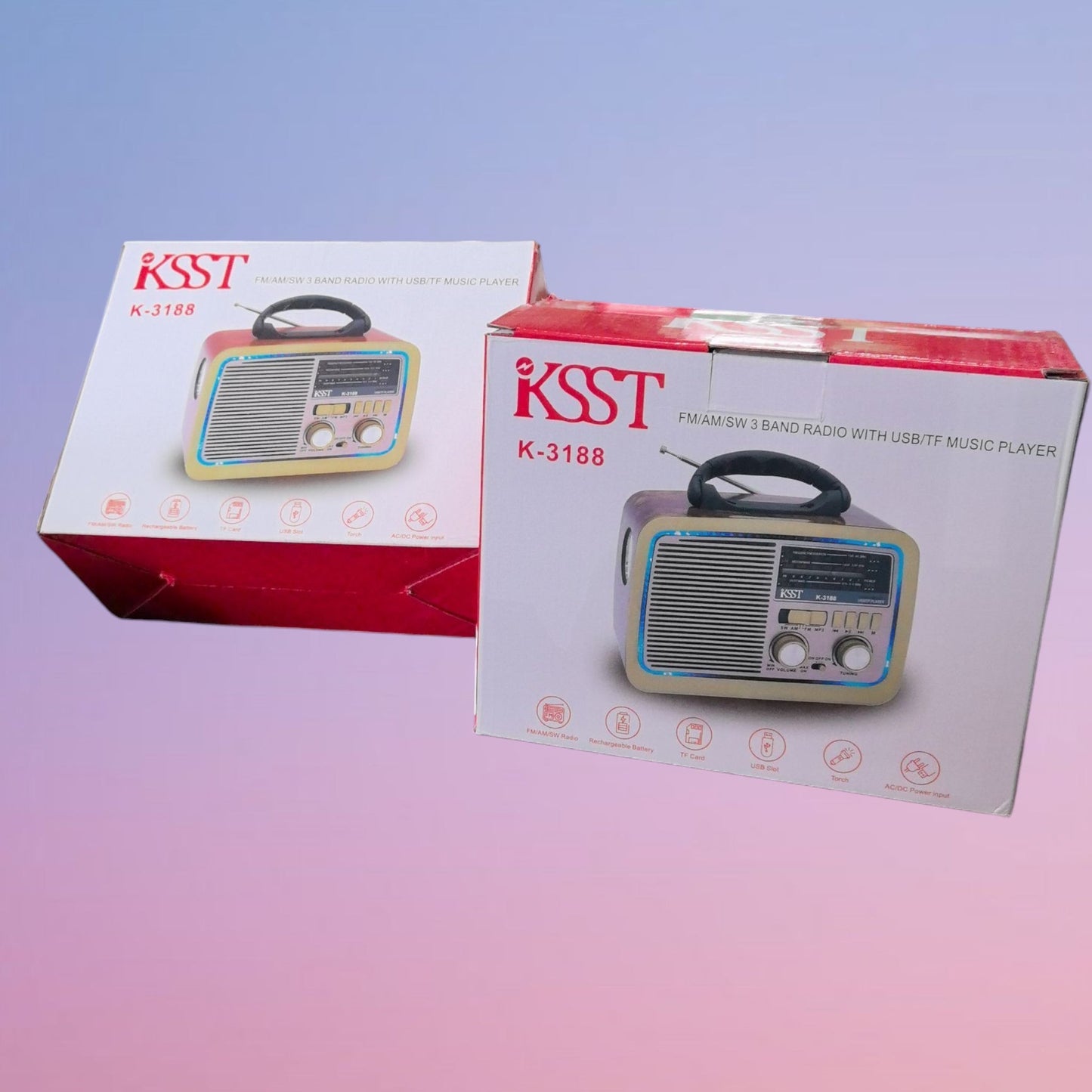 PARLANTE RADIO AM\FM BLUTOOTH A-3188