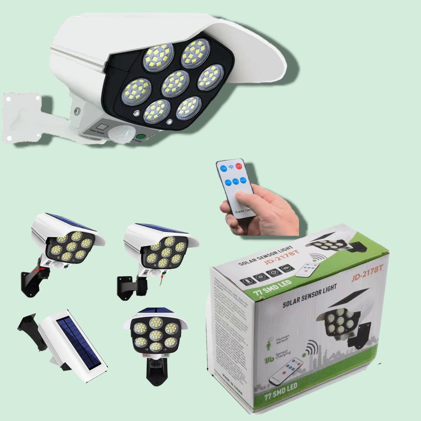 LAMPARA SOLAR CON CONTROL 2178T