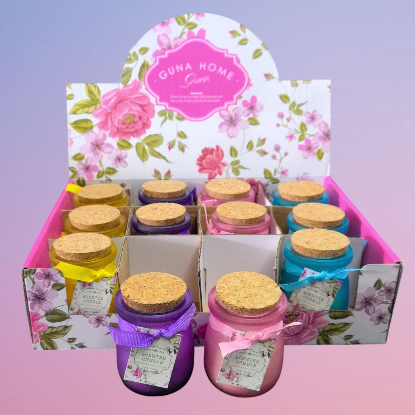 CANDELAS AROMATICAS TAPA MADELA HK1010