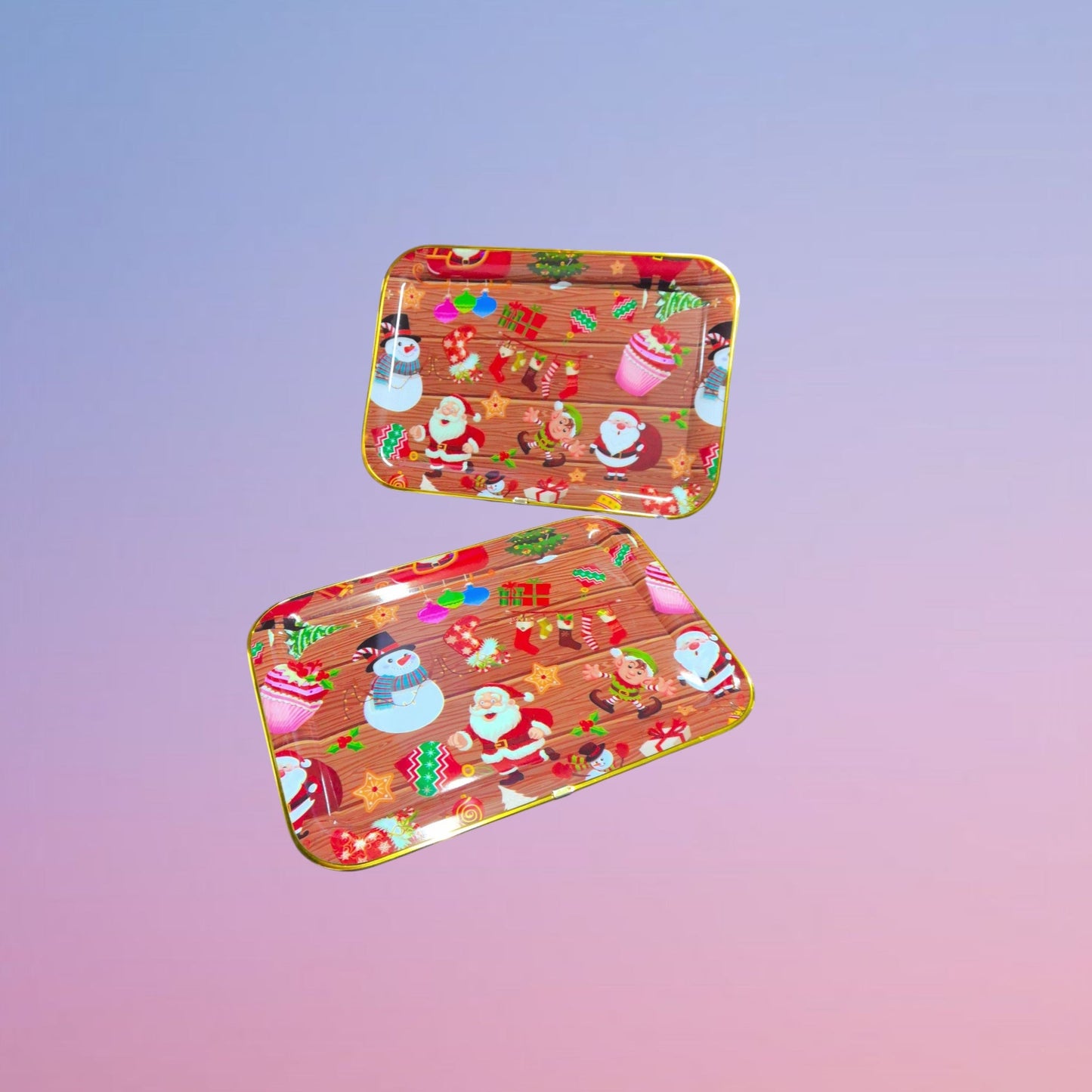 BANDEJA PVC NAVIDAD PEQ 30*21 LG-2002-1